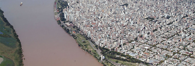 Vista aerea de Rosario